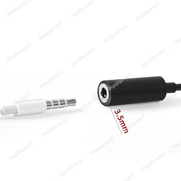 رابط موتورولا USB-C به کابل صوتی 3.5 میلی متری هدفون استریو Aux 07