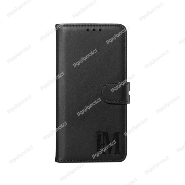 کاور کلاسوری چرمی گوشی موتورولا اج ۳۰ فیوژن / Motorola Edge 30 Fusion رنگ مشکی