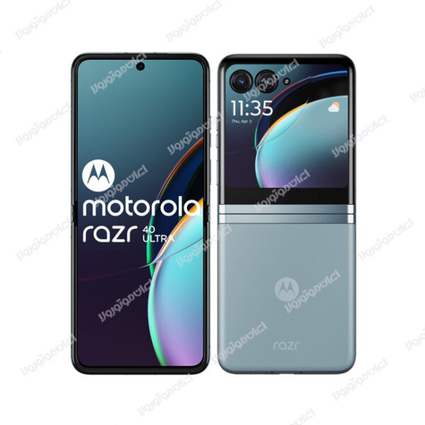 گوشی موبایل موتورولا ریزر ۴۰ الترا / Motorola Razr 40 Ultra رنگ آبی