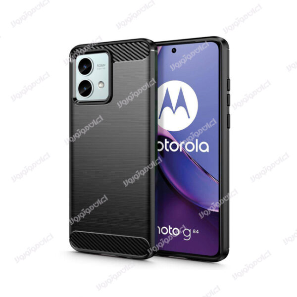 کاور طرح کربن موتورولا موتو جی ۸۴ / Motorola Moto G84 رنگ مشکی