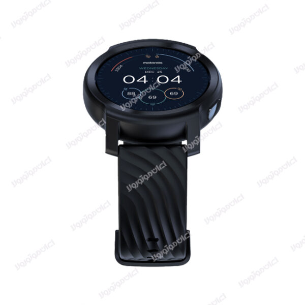 ساعت موتورولا ۱۰۰ / Moto Watch 100 سایز: ۴۲mm مقاوم در برابر آب : 5ATM ظرفیت باتری: 355mAh رنگ Phantom Black