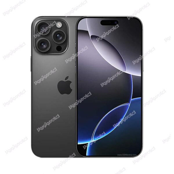 گوشی موبایل آیفون ۱۶ پرو مکس ۲۵۶ گیگا بایت / iphone 16 pro max 256GB ZA/A Non Active رنگ Black Titanium