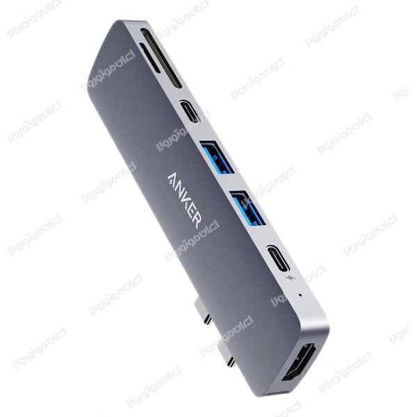 هاب 7 پورت انکر مدل Anker PowerExpand 7-in-1 USB-C A8371HA1 با گارانتی 18 ماهه شرکتی