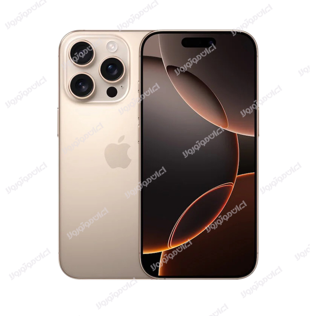 گوشی موبایل آیفون ۱۶ پرو مکس ۵۱۲ گیگا بایت / iphone 16 pro max 512GB ZA/A Non Active رنگ Desert Titanium