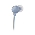 هدفون سیمی موتورولا مدل EARBUDS 3-S | Motorola In-Ear Headphones with Mic رنگ آبی
