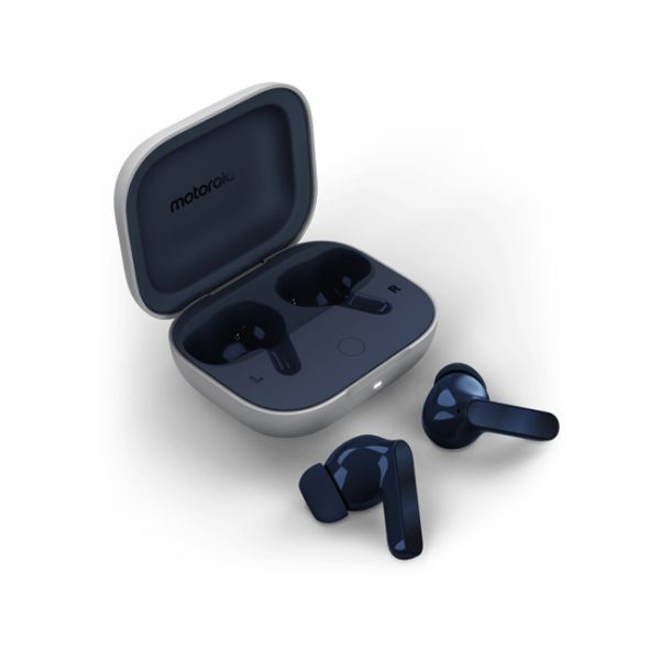 هدفون بی‌سیم موتورولا Moto Buds Starlight Blue