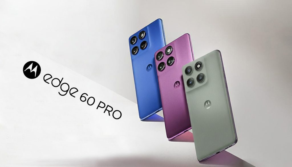 گوشی موتورولا Edge 60 Pro با طراحی مدرن و نمایشگر ۱۲۰ هرتزی