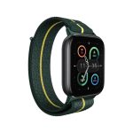 ساعت هوشمند Moto Watch Fit موتورولا با فریم آلومینیومی سبک، بند Trekking Green و نمایشگر سفارشی