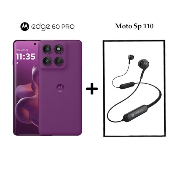 گوشی موتورولا Edge 60 Pro به همراه هدفون گردنی SP110