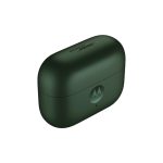 هدفون بی‌سیم موتورولا Moto Buds Loop با طراحی ارگونومیک و رنگ سبز تیره