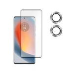 گلس + محافظ لنز دوربین Motorola Edge 50 Fusion بسته کامل