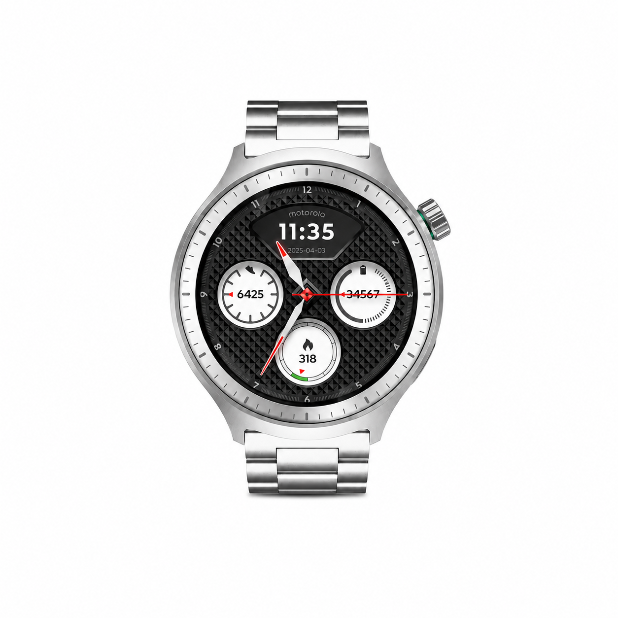 قابلیت تماس و نمایش اعلان‌ها در ساعت هوشمند Motorola Moto Watch 47mm با میکروفون و اسپیکر داخلی