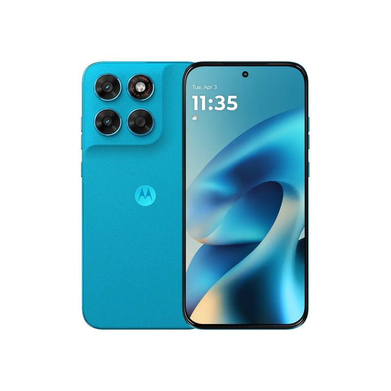 گوشی موتورولا Moto G87 5G رنگ آبی فیروزه‌ای Blue Atoll